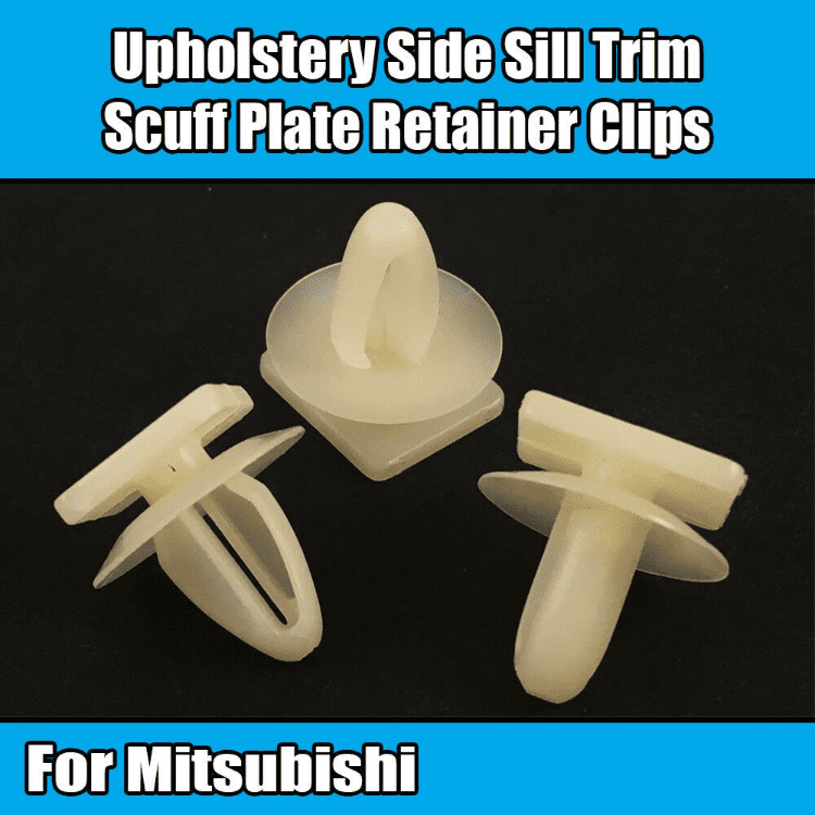 20x Clips For Mitsubishi Upholstery Side Sill Trim Fastener Retainer
