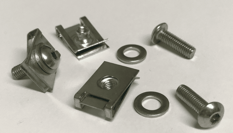 20x M5x16mm Stainless Steel Bolt Washer 11mm Spire Nut Kit Undertray