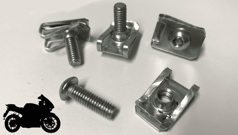 20x M6 Spire Clip & Stainless Bolts Motorbike Fairing
