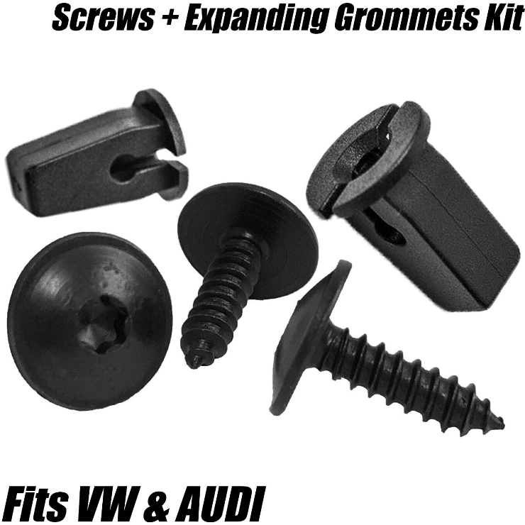 20x Universal Expanding Nuts Grommets & Metal Torx Screw for VW Audi