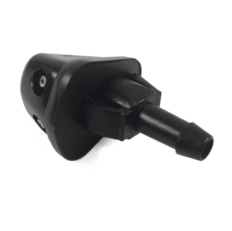 2x Black Rubber Washer Nozzle Water Jets for Peugeot Front Windscreen