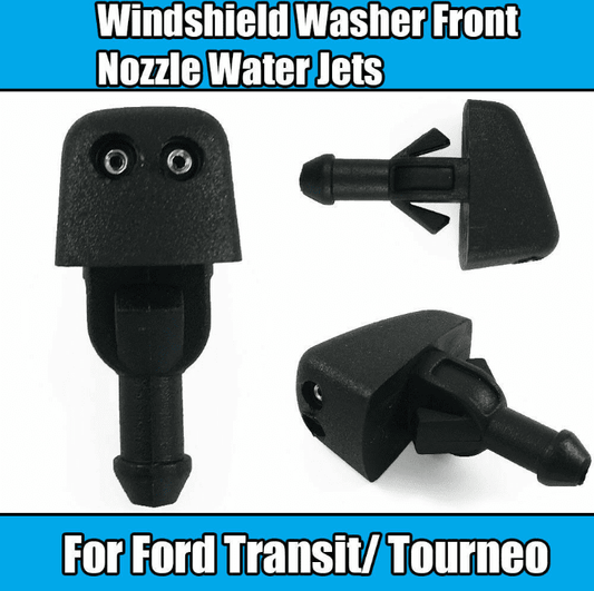 2x Front Windscreen Washer Nozzles for Ford Transit Tourneo