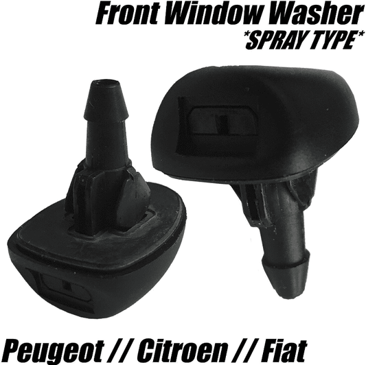2x Front Windscreen Water Washer Nozzle Jets for Citroen C1 Peugeot 306 6438V8