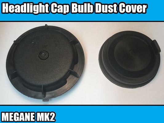 2x Headlight Headlamp Cap for Renault 2002-2008 Bulb Dust Cover Rubber & Plastic