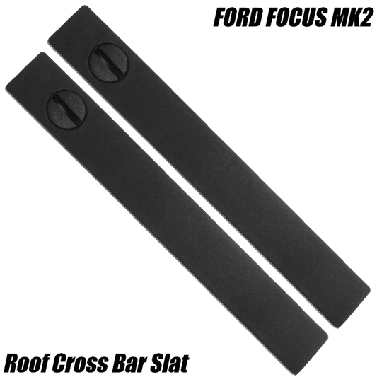 2x Roof Top Bar Gutter Cross Bar Slat Moulding Cover for Ford Focus Mk2 1339647