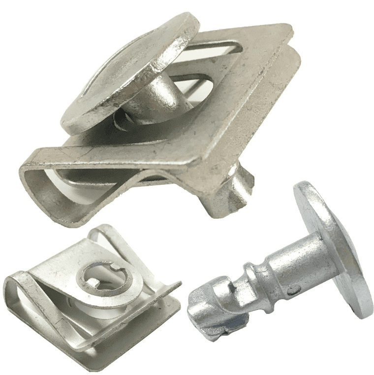 2X Screw + Body Clip Full Set for VW Metal Under Engine Cover Undertray Fitting