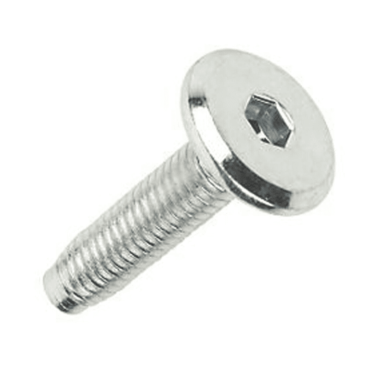 400X M6X16mm Zinc Plated Furniture Connector Bolts M4 Allen Head
