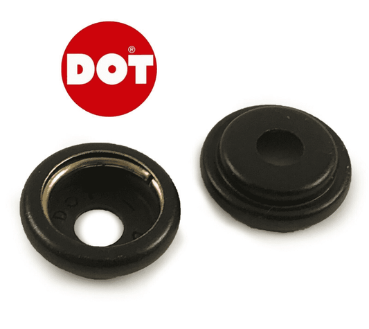 50x Genuine Dot Socket Press Fastener Boat Canopy Cover Snap Stud Marine Black