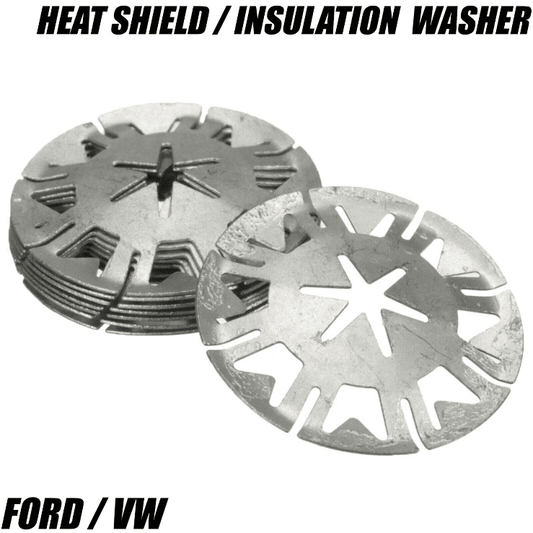 50x Metal Heat Shield Washer Clips for VW T4 T5 Golf Lupo Polo Undertray Exhaust