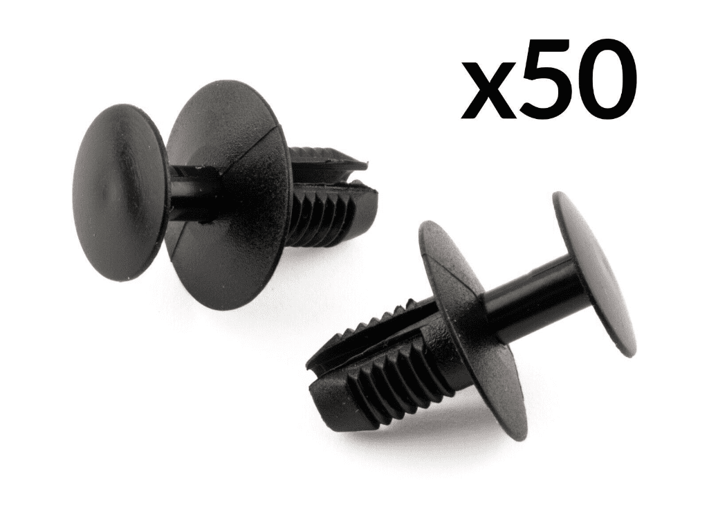 50x Plastic Trim Clips for BMW Mini R56 Volvo Engine Under Tray Wheel Arch