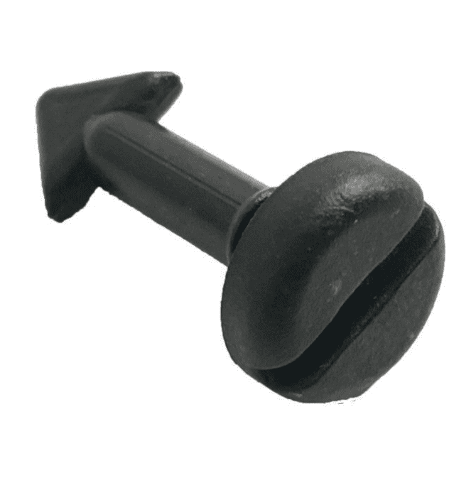 6X Engine Cover Clips For Peugeot Citroen Expert Black Plastic