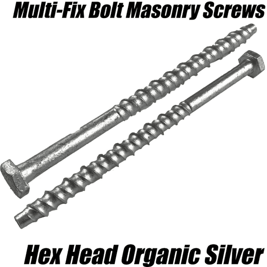 8X130mm Timco Masonry Multi-Fix Bolt Anchor Hex Head Fixing