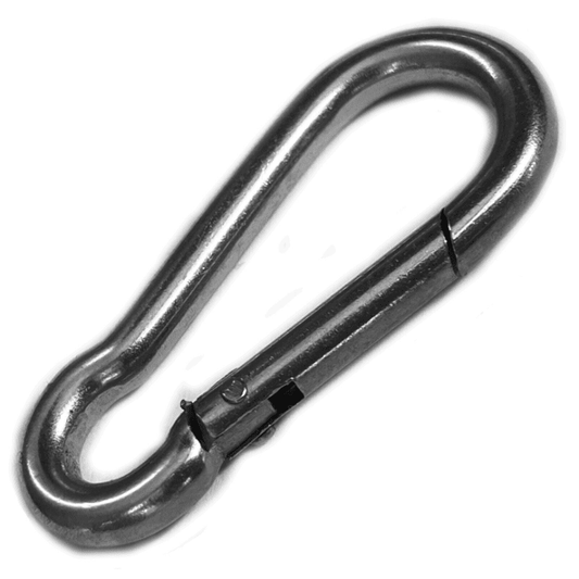 A4 Marine Grade Stainless Steel Carabiner Spring Hook Snap Rope Clips M3X30mm