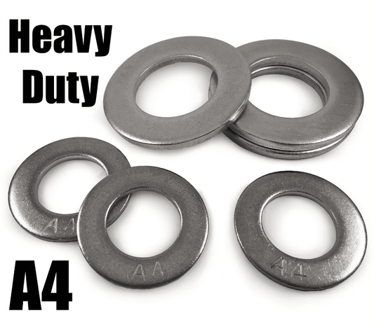 A4 Stainless Steel form A Large Heavy Duty Washers for Bolts M36 M39 M42 M46 M48