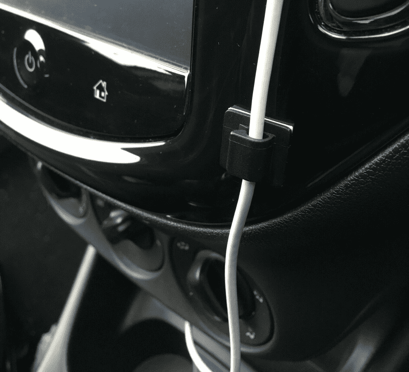 Adhesive Cable Tidy Clips Phone Usb Gps Dash Cam Sat Nav Aux Wire