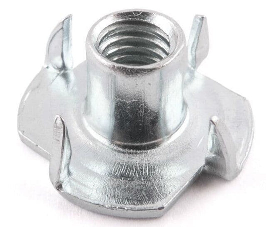Climbing Wall Holds Fixing T Nuts Tee Nut 4 Pronged M10 Zinc Plated In & Outdoor