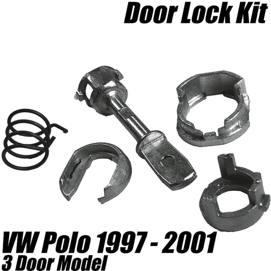 Door Lock Barrel Repair Kit Left + Right For VW Polo