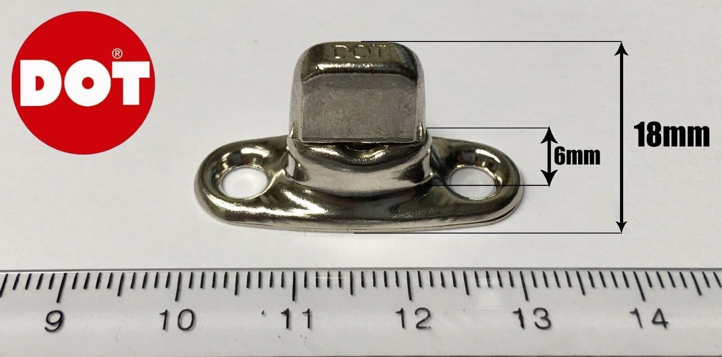 Dot Common Sense 6mm Turnbutton Eyelet Set Marine Fastener Bimini Canopy