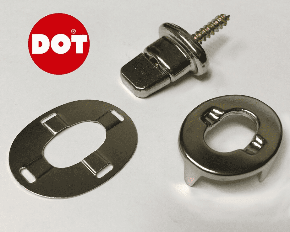 Dot Turnbutton Screw Base Eyelet Ring Washer Canvas Cover Fastener Brass Bimini