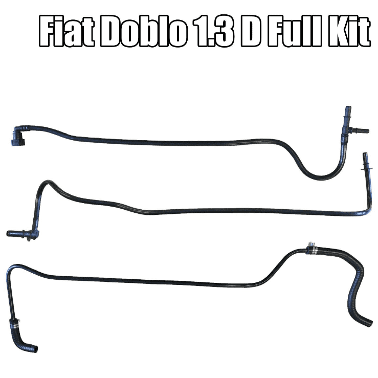 Fuel Line Hose Pipe Fuel Line Full Replacement Repair Kit for Fiat Doblo 1.3 D