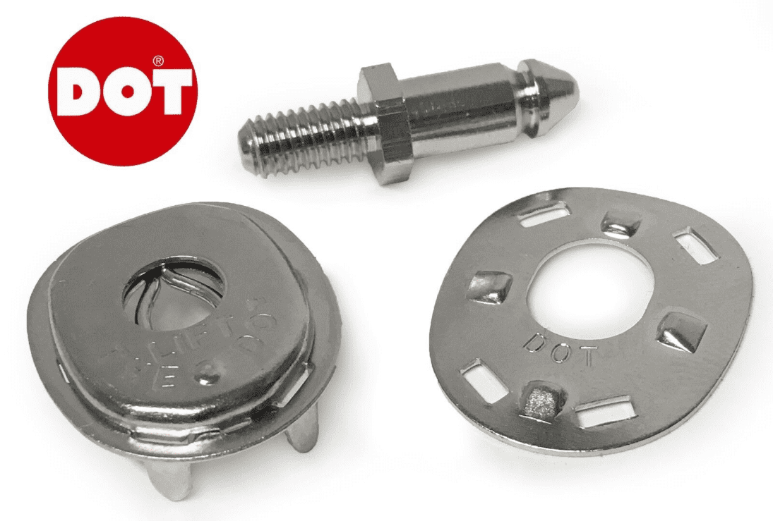 Genuine Dot M5 Double Height Stud Boat Threaded Base Canopy Cover Fastener Set