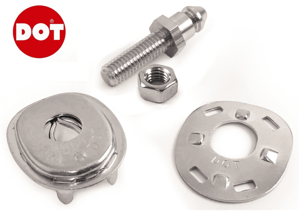 Genuine Dot M5x15mm Threaded Base Stud & Socket Boat Canopy Cover Fastener