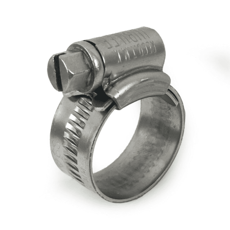 Genuine Jubilee A2 Stainless Steel Clip Hose Pipe Clamp Worm Drive 16mm-22mm 0