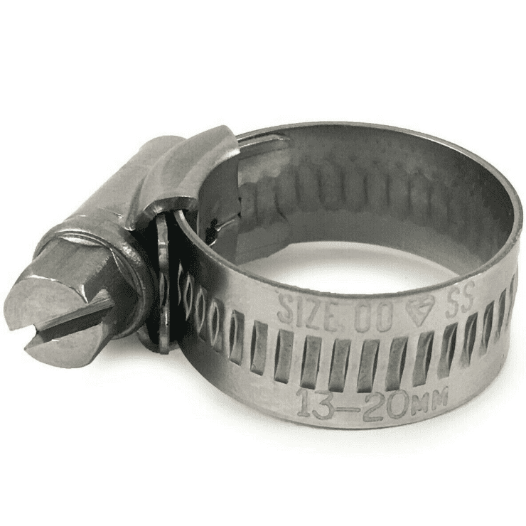 Genuine Jubilee Stainless Steel Clips Hose Pipe Clamp Worm Drive 13mm-20mm 00
