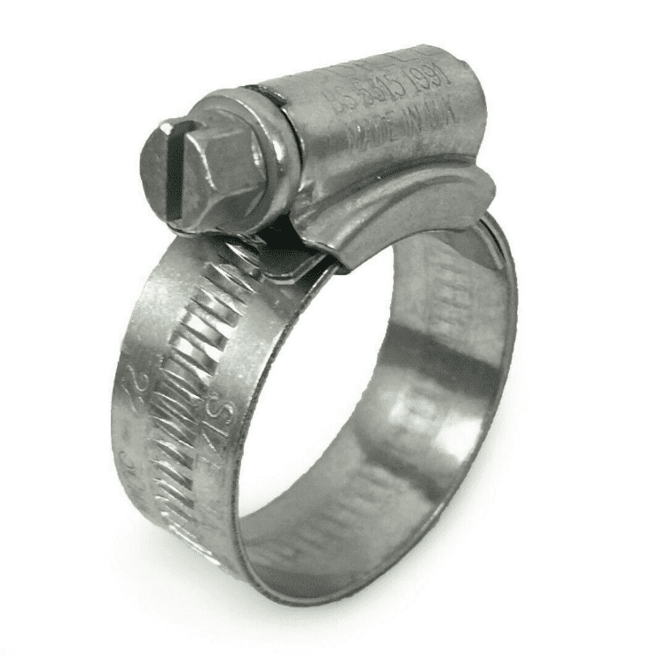 Genuine Original Jubilee Clips Steel Hose Pipe Clamps Worm Drive 25mm-35mm 1