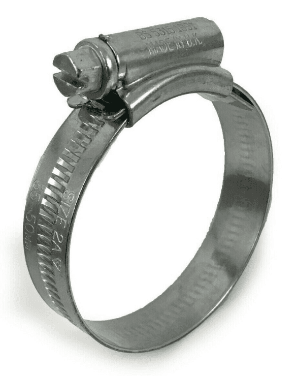 Genuine Original Jubilee Clips Steel Hose Pipe Clamps Worm Drive 35mm-50mm 2A