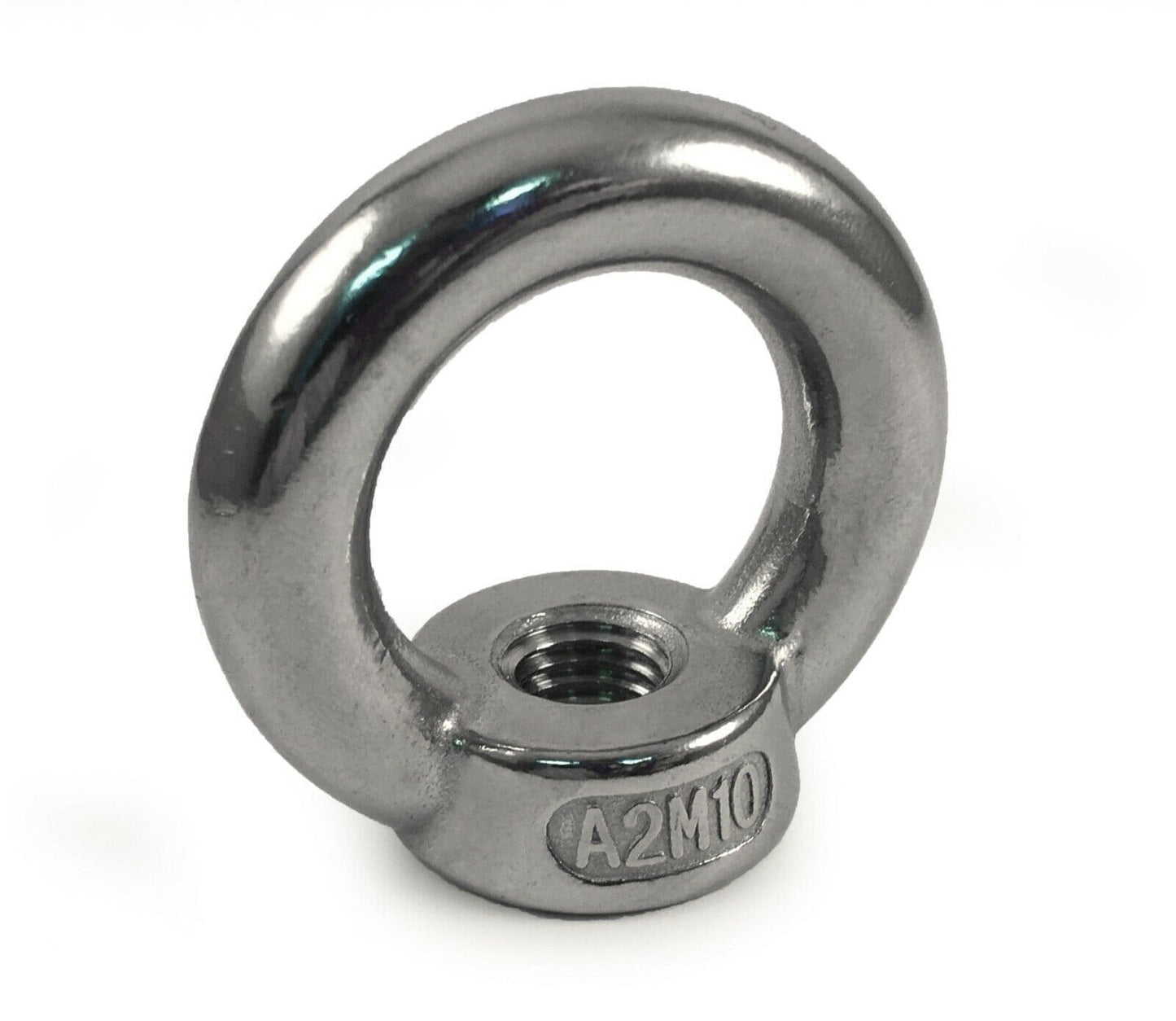 M10 A2 304 Stainless Steel Lifting Eye Female Nuts Din 582 Type Metric Coarse