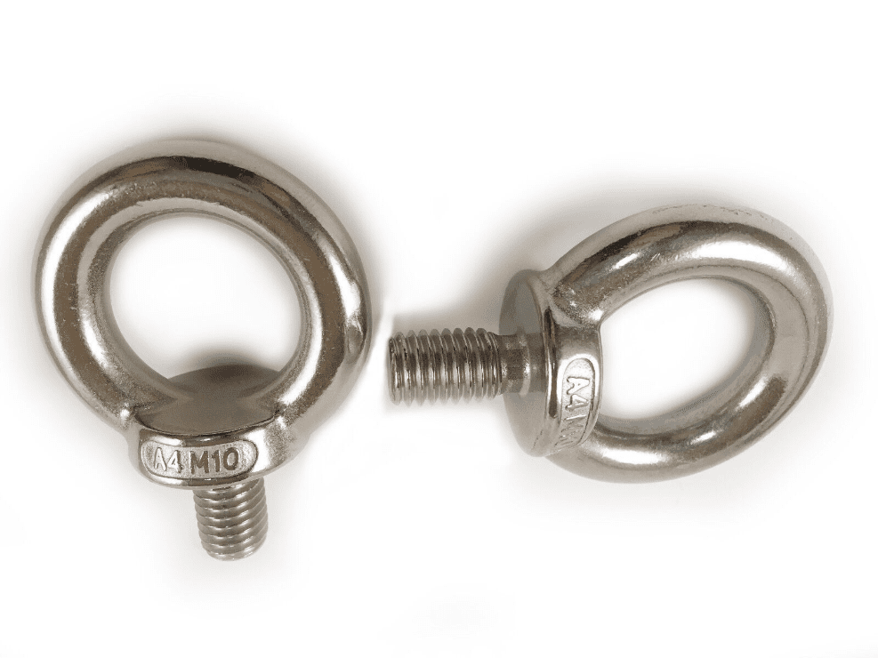 M10 A4 316 Marine Grade Stainless Steel M10 Lifting Eye Male Bolts Din 580 Type