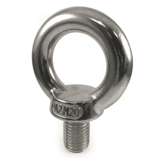 M20 A2 304 Stainless Steel M20 Lifting Eye Male Bolts Din 580 Type Metric Coarse