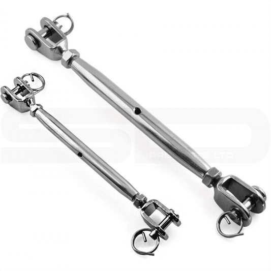 M4 Jaw Turnbuckle Rigging Straining Screw A4 316 Marine Stainless Steel Tension