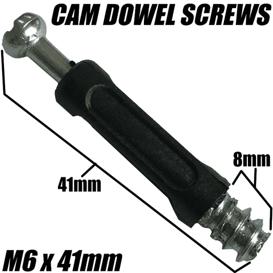 M6X41mm Screw Wood Cam Dowel Connector Bolt For Flat Pack Furniture