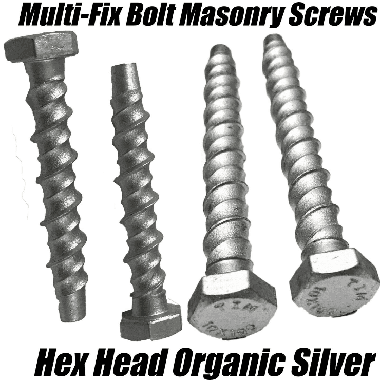 M8X75mm Timco Masonry Multi Fix Bolt Screw Anchor Hex Head Fixing Thunder Bolt