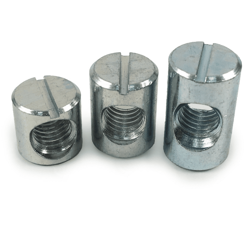 M8X90mm Furniture Connector Bolts & Cross Dowel Barrel Nuts Unit Bed Cot Desk