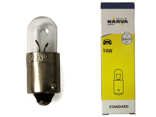 Narva 12V 4W Parking Bulb 53 Single Socket 17131 Ba9S T4W
