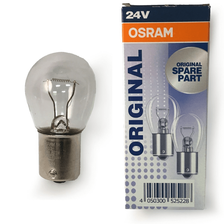 Osram 24V 21W Original Spare Signal Bulbs 93 Yellow Lamp Bulb 7511Wp Ba15S
