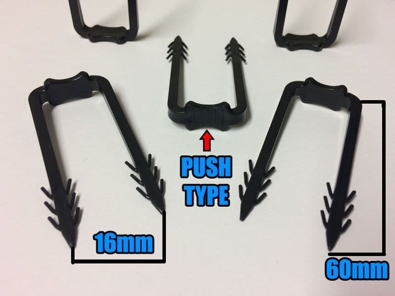 Push Fit 60mm Speedfit Underfloor Heating Ufh Pipe Clip Staples (Fit 16mm Pipe)