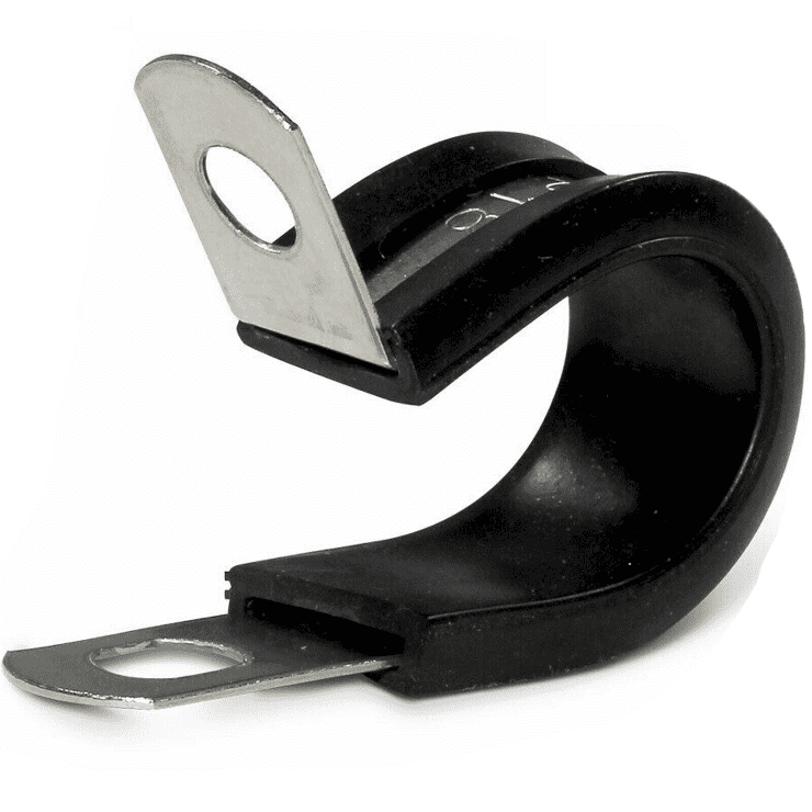 Rubber Lined P Clips Cable Mounting Hose Pipe Clip Clamp Mikalor W1 Zinc
