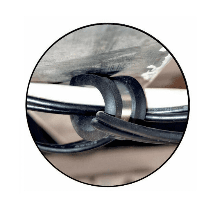 Rubber Lined P Clips Cable Mounting Hose Pipe Clip Clamp Mikalor W1 Zinc