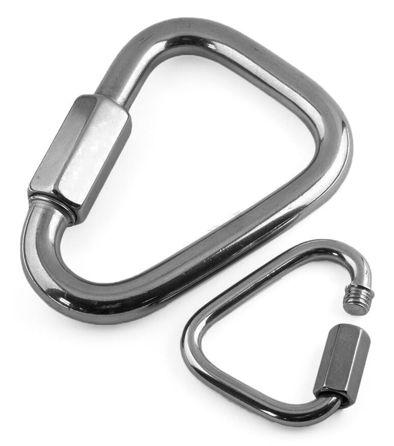 Delta Quick Links Screw Lock Triangle Chain Repair A4 316 Marine Stainless Steel