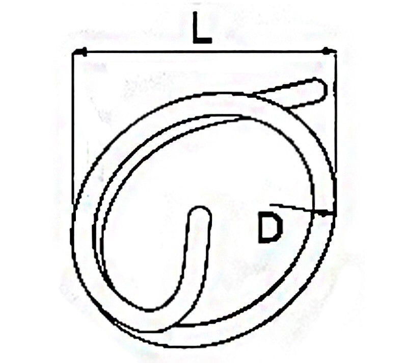 A4 Cotter Rings with Tail Dimensions