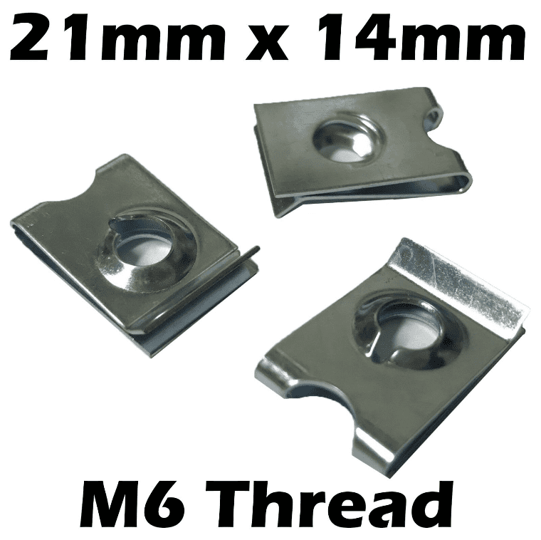 Speed Fasteners Metric Size M4 M5 M6 U Clips Auto Captive Nut