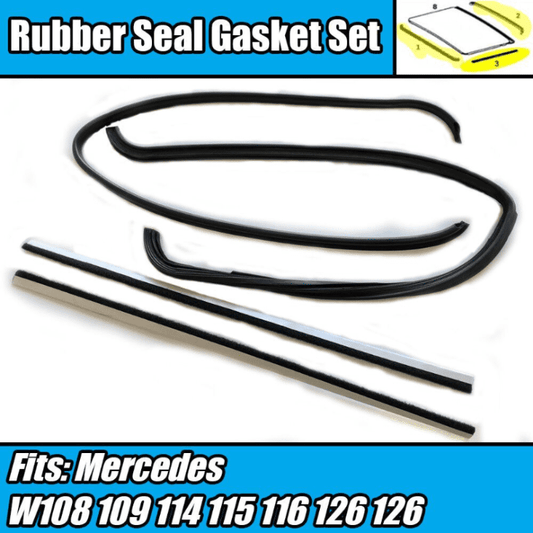 Sunroof Rubber Seal Gasket Set Kit for Mercedes W108 109 114 115 116 123 126