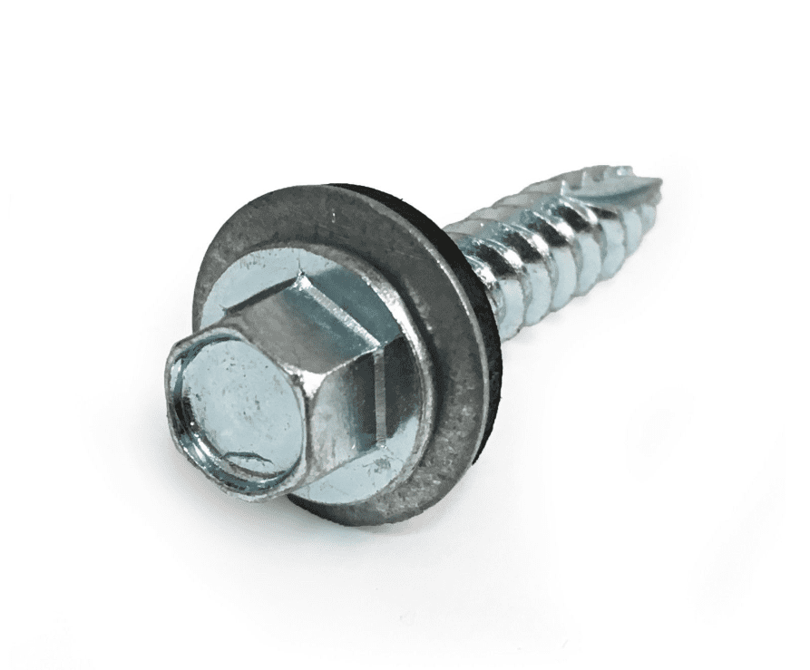 Timco 6.3 14G Slash Point Timber Roofing Screws Hex Head Epdm Washer Zinc