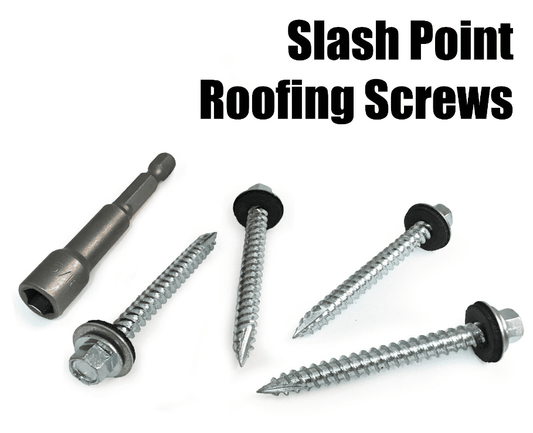 Timco 6.3X60mm 14G Slash Point Timber Roofing Screws Hex Head Epdm Washer Zinc