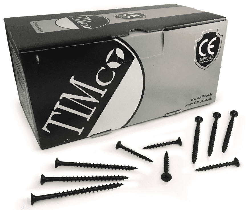 Timco Coarse Thread Black Phosphate Drywall Plaster Board Wood Screws Bugle Head