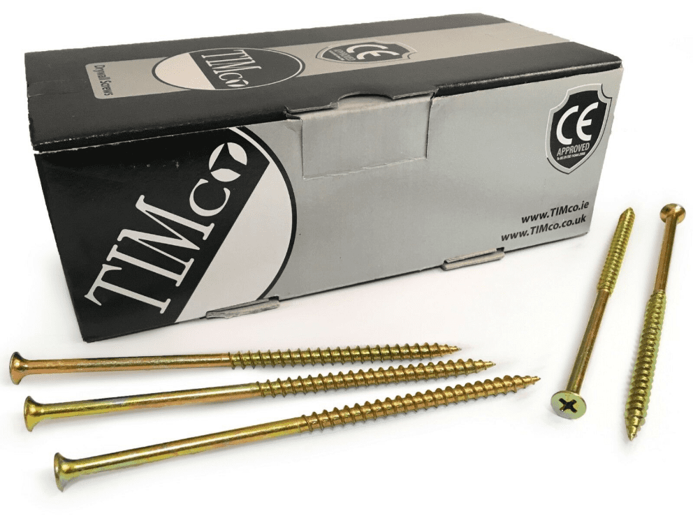 Timco Coarse Thread Yellow Zinc Drywall Plaster Board Wood Screws Bugle Head
